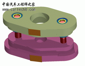 活动凸模式滚动导向_平放式中间导柱模架.gif