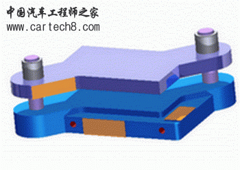 导板模对角导柱弹压模架.gif