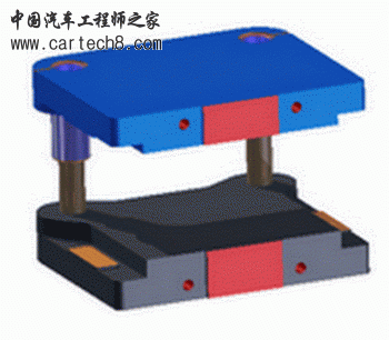 滑动导向后侧导柱模架.gif