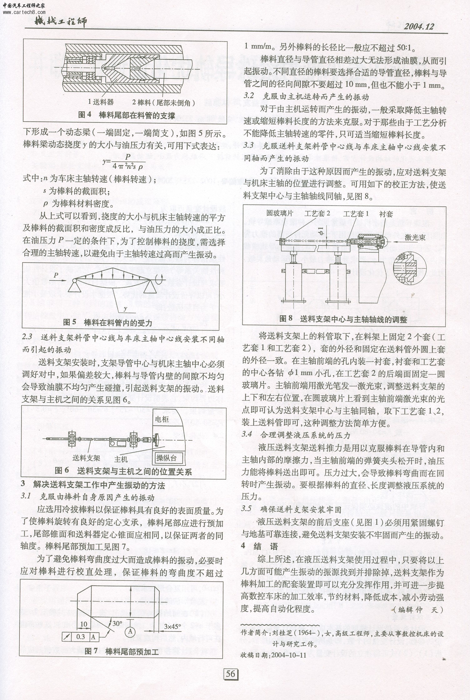 《棒料液压送料支架振动原因分析》刘桂芝 机械工程师 2004 (2).JPG
