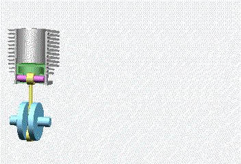 发动机曲柄连杆机构运动仿真.gif