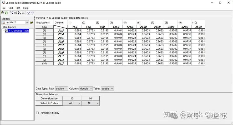 如何使用 Simulink LookupTable模块?w11.jpg