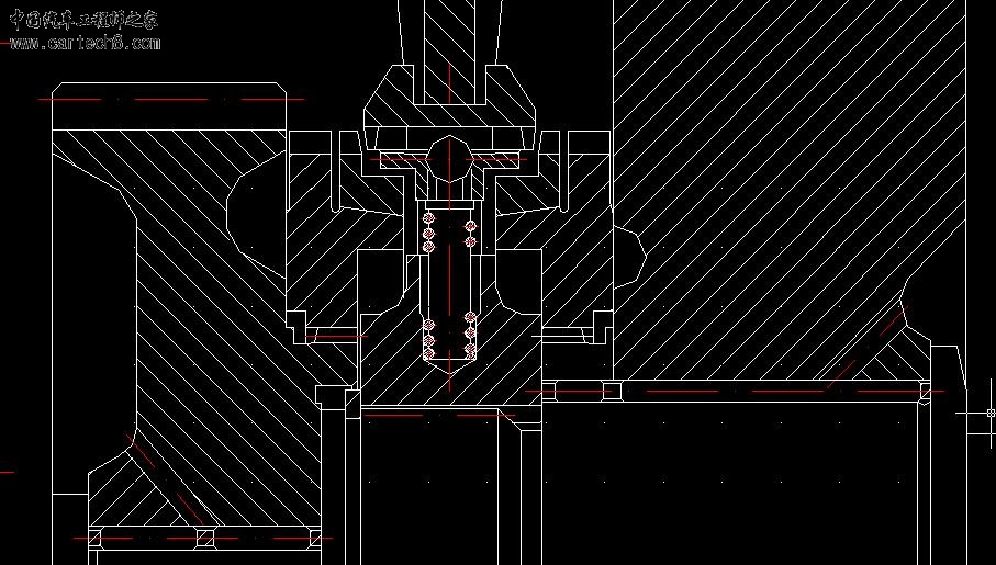 同步器与两边的齿轮