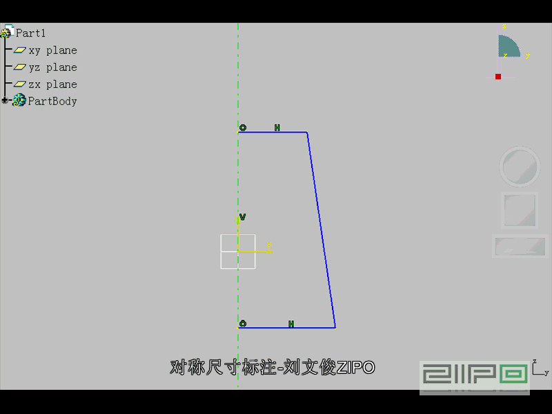 对称性尺寸标注.gif