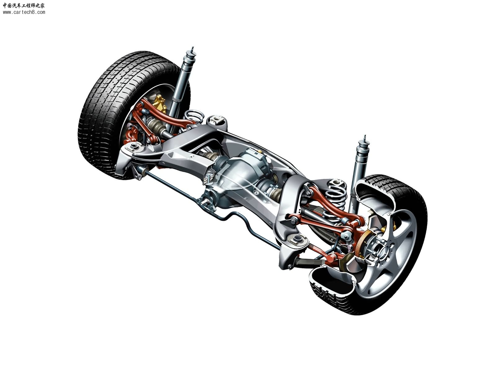 Mercedes-Benz_E-Class_后多连杆.